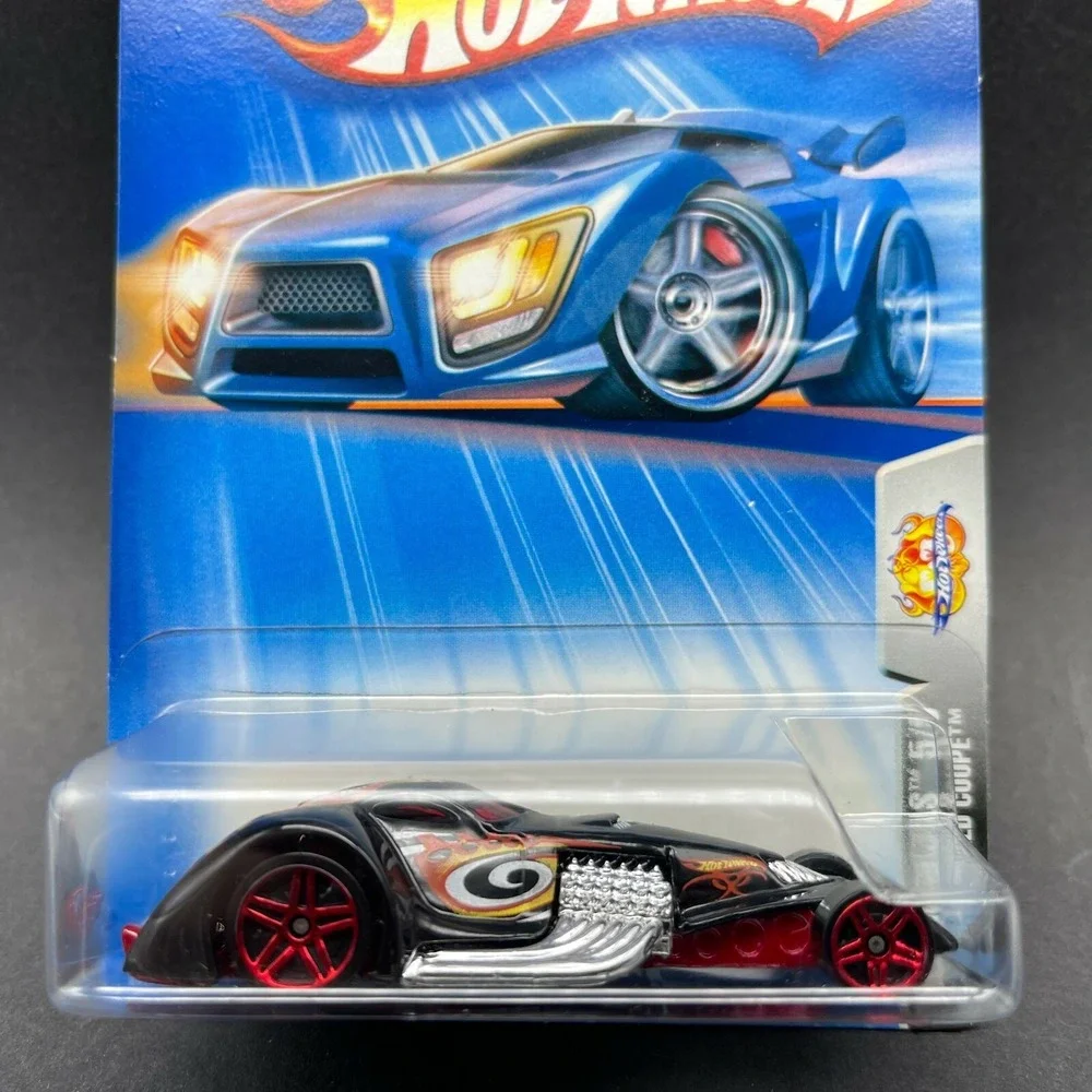 Hot Wheels Autonomicals Hammered Coupe 5/5 Car Black &Red Diecast 1/64 Scale 162